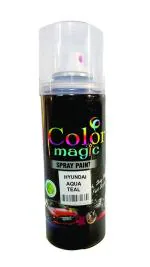 Color Magic HYUNDAI AQUA TEAL Spray Paint - HYUNDAI i10 NIOS - ( AQUA TEAL, 220 ml) Spray Paint