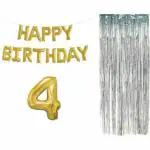Acril COMBO OF HAPPY BIRTHDAY FOIL BALOON-4 yr