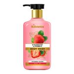 StBotanica Strawberry & Vitamin E Body Wash - No SLS/Sulphate, Parabens, 250 ml