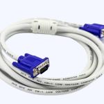 R3 GERMAN White VGA Cable for Computer, TV, Gaming Console 5 m