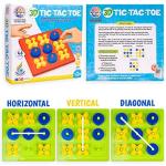 BKDT Marketing Classic Tic Tac Toe Toy Game Zero and Cross Game (Tic Tac Toe 3D)-Tic Tac Toe Game Large.