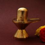 pujaNpujari Brass Shiva Lingam Statue Idol for Pooja Room and Home Temple