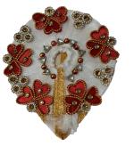 PRABHUVATI FASHION Laddu Gopal ji Designer Dress Handmade Special Dress for Little Krishna ji (White, 0 Number)