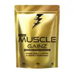 DIVINE NUTRITION Lean Muscle Gainer Protein Powder Chocolate Caremal Flavor 40g High Protein Gainer Powder with 43g Carbs & 3g Creatine for Muscle Building and Recovery Performance