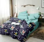 Savoy Concepts Blue Cotton Solid Duvet Cover Double size (DuvetC_128-Double Bed)