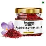Goodness Grocery Premium 1 Gm - Saffron Original Pure and Organic Kashmiri Kesar Saffron (1gm)