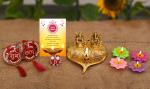 CraftVatika Multicolor Diwali Gift Items Combo Set 17.78 x 12.7 cm (Pack of 10)