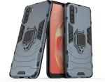 KrKis Oppo A91 Blue Rubber Shock Proof Back Cover, Run-001-173