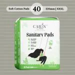 Cailin Care Cotton Day & Night Protection Sanitary Pad Sanitary Napkin (Total 40 Pads | XXXL | 320mm)