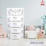 SPPL CLASSIC FURNITURE CHEST DRAWER PLASTIC WARDROBE|CLOSET|CABINET|CUPBOARD FOR KIDS&ADULTS