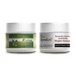 Econature D'Olive Nourishing Face Cream + Hydrating Night Cream Skin Softening Cream Glowing & Radiant Skin For Natural Skin 50 G pack of 2