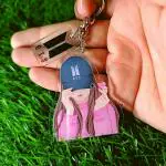 Wehatke BTS girl Keychain Signature bts tag hanging | Gift for Girl UV Printed Keychain | bts army | Girl Keychain