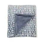 Bumtum Super Soft New Born Baby Printed Blanket | Wrapper Sheet for Baby Boys & Baby Girls | Lightweight | Super Comfortable (96cm x 70cm, Grey)