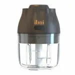 IBNI KD1-22 wireless portable electric crusher | mini chopper for kitchen | electric vegetable chopper | OneTouch electric chopper | BPA free | USB charging with three stainless blades _ 250 ml cup body | Chopper | Vegetable Chopper