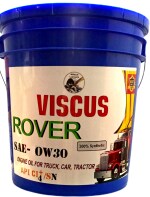 VISCUS ROVER 0W30 SN/CI4 PLUS 100 % Synthetic BS-6 Engine Oil (6 L) for Diesel/Petrol/CNG Car, Jeep, SUVS, Bus, Truck etc.