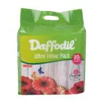 DAFFODIL 2 ply Toilet Tissue Paper roll, 4 pack(400 pulls per roll, 1600 pulls, 3200sheets)
