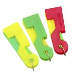 M Fabrics Automatic Needle Threading Device- Crafts Plastic Press and Needle Threader Device Pack of 3- Tailoring and Sewing Kit Tool- Self Needle Threading Tools at Home. Assorted 3 Pieces Multicolor