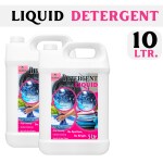 HealHerb Liquid detergent pink 10 liter After Detergent Wash, Fresh Blossom, Fresh Fragrance Lasts Upto 72 hrs, Gentle & Safe on Clothes, No Bleach, Kills Odour Causing Bacteria