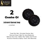 Activated Charcoal Soap for skin whitening, Treat Oily Skin Pack of 2