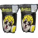 WOW DOG Dog Biscuit Offer Pack of 2 Banana Flavour Fortified with Calcium & Minerals 1.8 kG