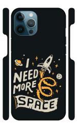 YAPZONE I Need More Space |Designer Printed Hard Back Cover for Apple iPhone 12 Pro Premium & Attractive Case for Your Smartphone