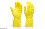 JOIE Multicolor Gardening Reusable Rubber Hand Gloves For Washing (1)