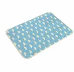 SYGA Baby 1 Piece Medium Waterproof Bed Protector Dry Sheet,Washable Reusable Bed Protector_Blue Cloud
