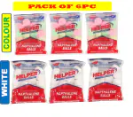 HELPER NAPTHALENE BALLS 100 GM MIX- 6 PC PACK ( COLOUR -3PC + WHITE -3PC)