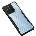 COBERTA Back Cover for realme Narzo 50A Back Cover Case - Black Transparent