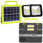 Pick Ur Needs Emergency Solar Lighting Rechargeable Lantern System with Radio & BT Music Solar Light Set