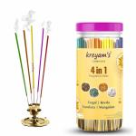 kreyam's Gugal, Kevda, Vandana, Mangalam Agarbatti Combo Pack Incense Sticks 400Gm