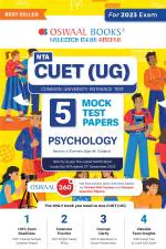 Oswaal NTA CUET (UG) 5 Mock Test Papers Psychology (For 2023 Exam)
