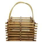 Sara Craft Handmade Bamboo Gift Hamper Basket-(Size-L-28Cm,W-11Cm,H-18Cm) Saracraft_31