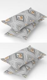 Gharsaaz Multicolor Printed Polycotton Pillow Covers Set of 4