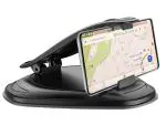 BROLAVIYA Universal Car Mobile Mount Holder with Gel Pad for 3 - 7 Inch Smartphones (Black)