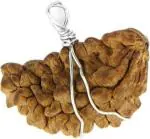 SHIVOHAM Brown and Silver Silver Ek Mukhi Rudraksha
