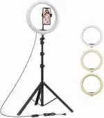 10 Inches Big LED Ring Light for Camera, Phone tiktok YouTube Video Shooting and Makeup, 10
