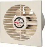 DIGISMART axial 150 mm High Speed 1600 RPM (6 inches) Pure Copper Motor Exhaust Fan (Ivory)
