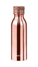 Milton Stainless Steel Rose Gold Glitz 600 Vacuum Insulated Thermosteel Bottle - 580 Ml