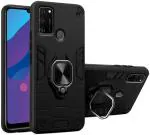 Mcase Polycarbonate, Silicon Black Back Cover For Honor 9A