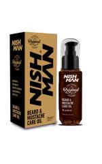 Nishman Beard & Mustache Care Oil 75ML- | More Beard Growth with Argan and Jojoba Oil | Nourishes and Strengthens Beard| No Harmful Chemicals | Prevents dry and flaky beard| Prevents Split Ends and Beard Breakage | Non Sticky | Ideal for daily use