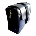 VORIYO Bike Saddle Bag Motorcycle Bike Side Waterproof Leatherette Artificial Leather Saddle Bag Motorbike (Black)