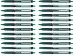 Pilot Hi-Tecpoint V7 RT Fine Point Liquid Ink Pen | Tip Size - 0.7MM | Retractable and Refillable | Dimpled Rubber Grip with Unique Dimple Tip Technology | Ink Colour - Green | Pack of 24