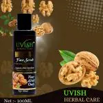 UVISH HEARBAL CARE HERBAL FACE SCRUB FOR RADIANT SKIN | HERBAL FACE SCRUB FOR HEALTHY SKIN | HERBAL FACE SCRUB FOR CALM AND CLEAR SKIN |1 BOTTLE 100ML