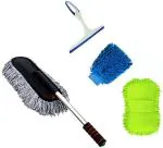 Winkcart Duster, Small Wiper And Gloves, Washing Sponge And Gloves