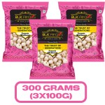 BLK Foods Daily 300gms Fresh phool Makhana (Foxnuts / lotus seeds) 300g (3 X 100g)