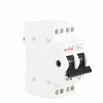 KLICK C-40A-311 MCB Type Changeover, Dual Pole MCB, DP Circuit Breaker, Miniature Circuit Breaker (40A, White, Pack Of 4)