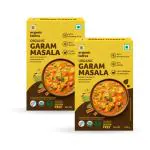Organic Tattva 200 Gram Garam Masala|Spice Blend |Rich in Flavor Dry Roasted Whole spices |(100 Gram 2 Packs)