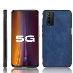 EXCLESIOR Vivo IQOO 3 Blue Shockproof, Solid Grip, PU leather Back Cover