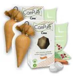 BHAKTI 2 SHAKTI MAKING WORSHIP SPECIAL CamPure Camphor Cone (Sandalwood) | Pack of 2 | Room, Car and Air Freshener & Mosquito Repellent